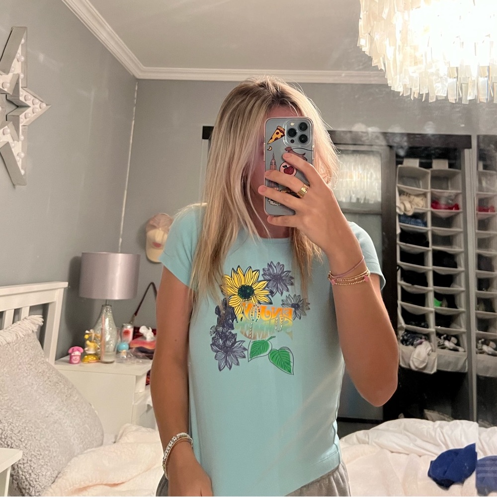 Vintage Light Blue Tee
